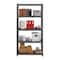 Lorell 3,200 lb Capacity Riveted Steel Shelving Recycled 59701 - alternate 6
